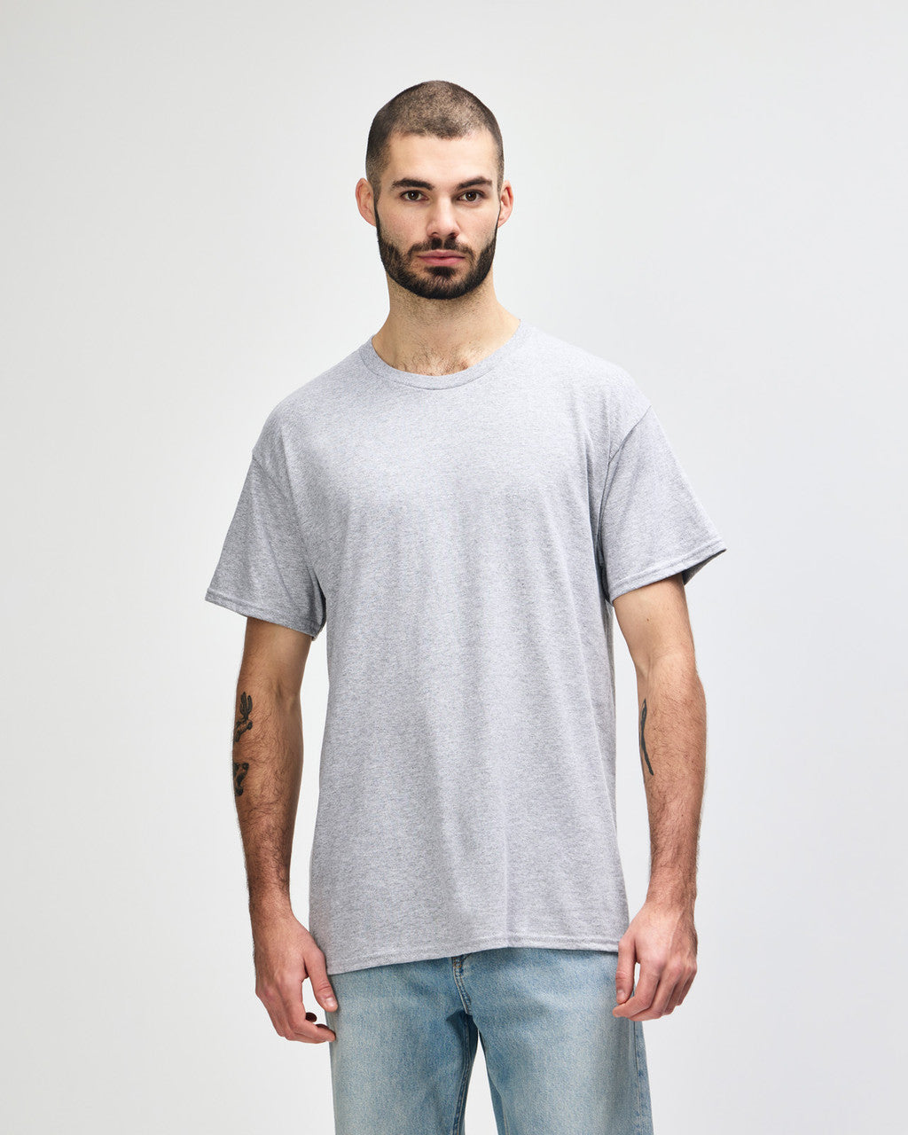 gildan-5000-gildan-heavy-cotton-adult-t-shirt - Sport Grey front