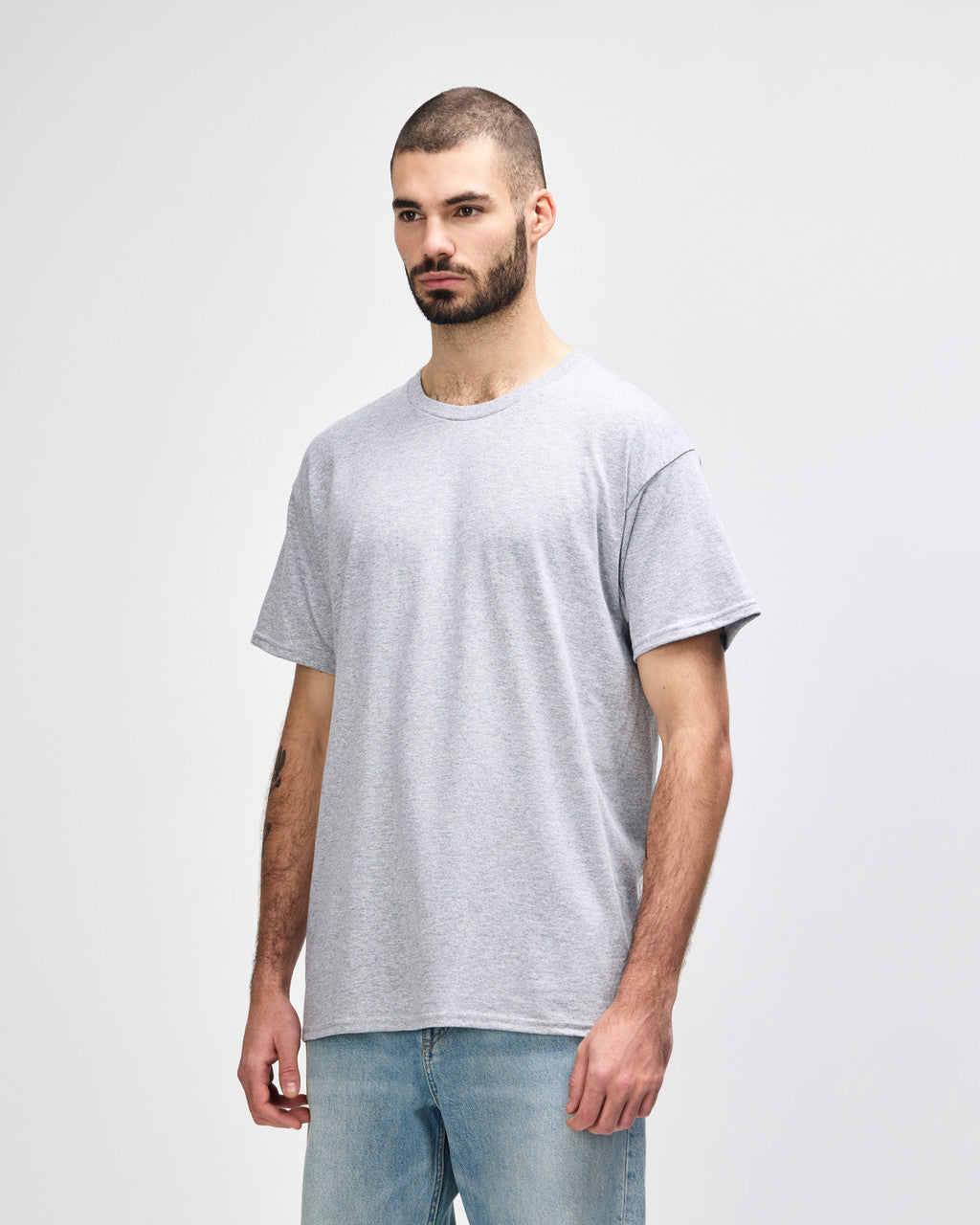 gildan-5000-gildan-heavy-cotton-adult-t-shirt - Sport Grey side