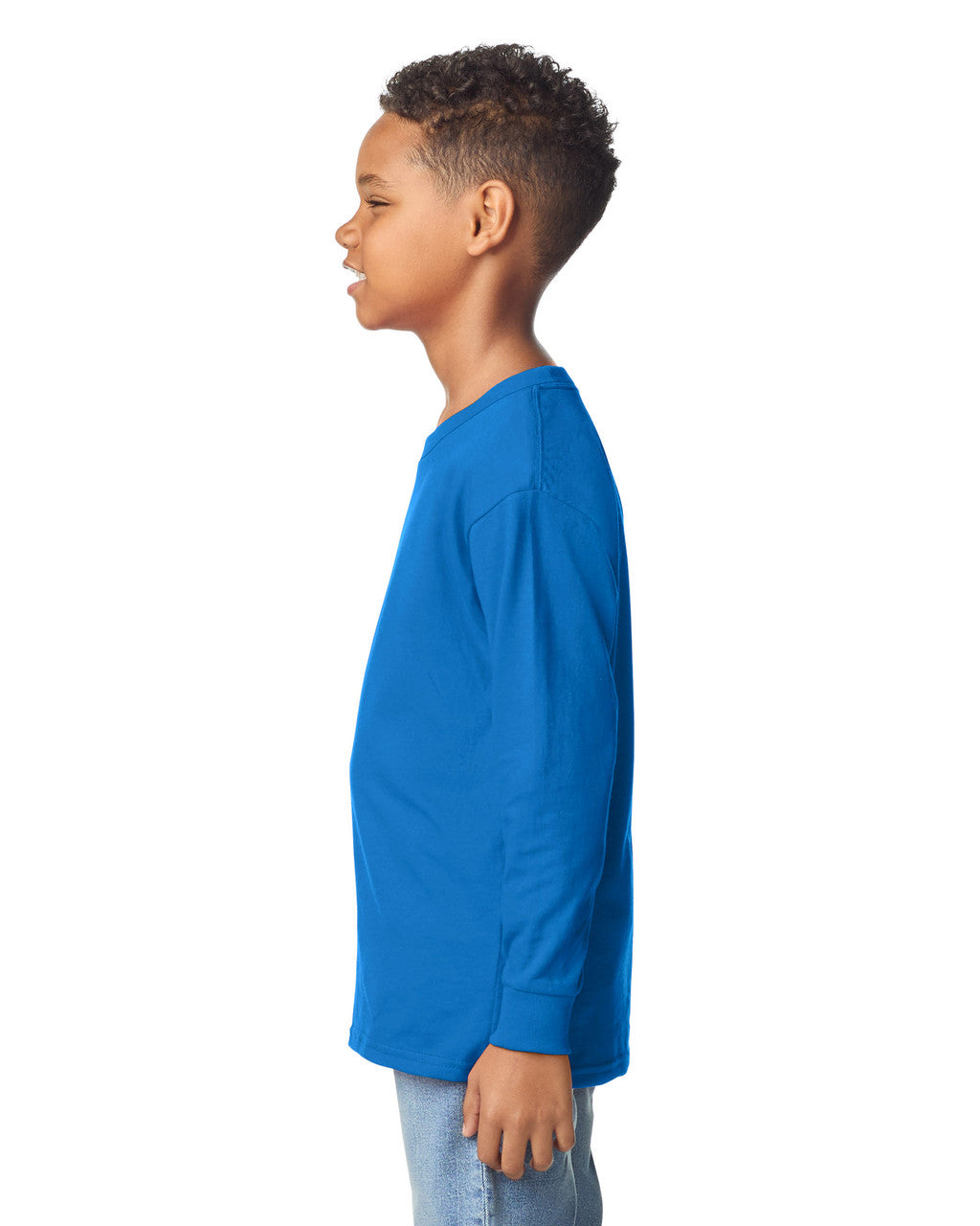 gildan-5400b-gildan-heavy-cotton-youth-long-sleeve-t-shirt - Royal back
