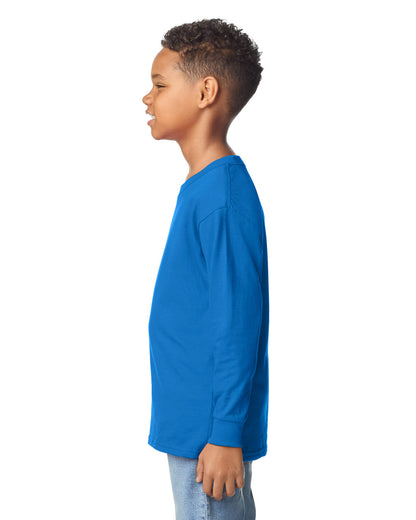 gildan-5400b-gildan-heavy-cotton-youth-long-sleeve-t-shirt - Royal back