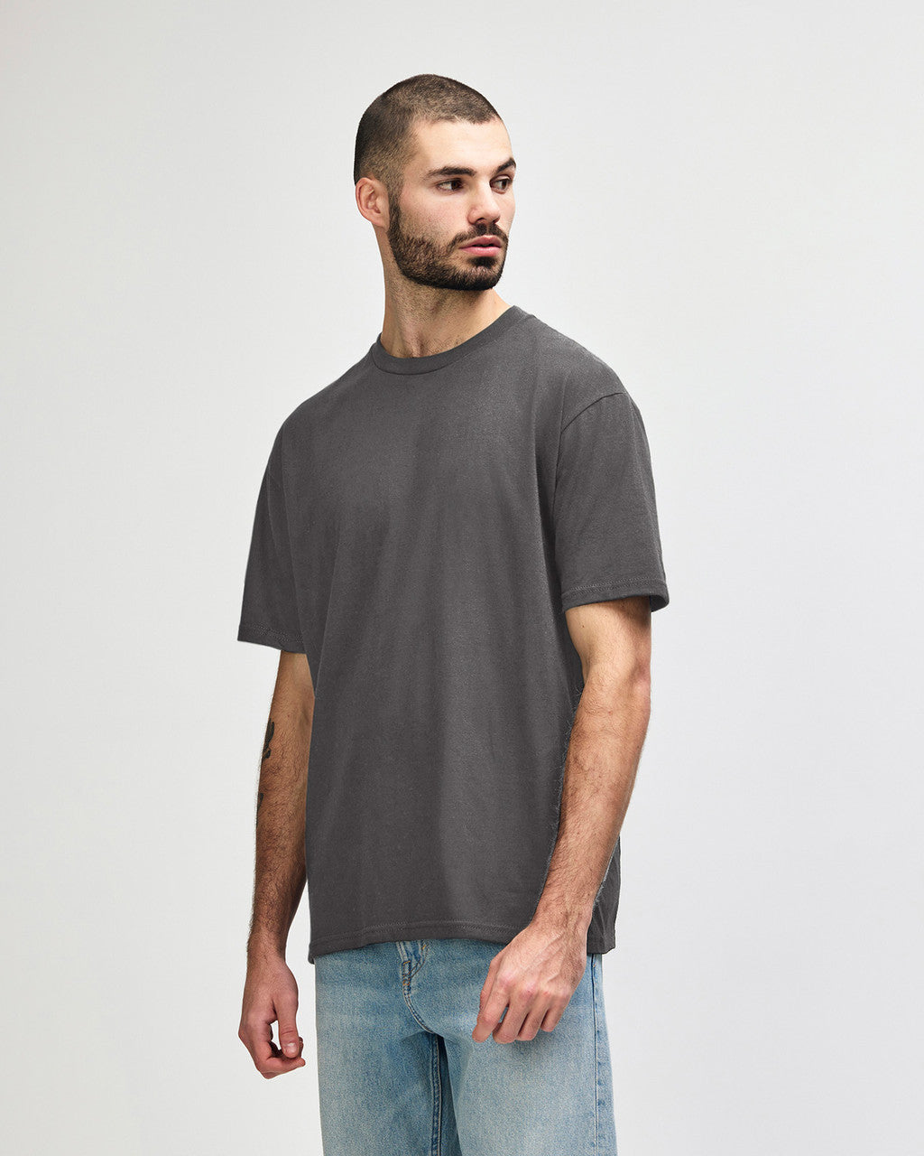 gildan-65000-gildan-softstyle-adult-midweight-t-shirt - Charcoal side