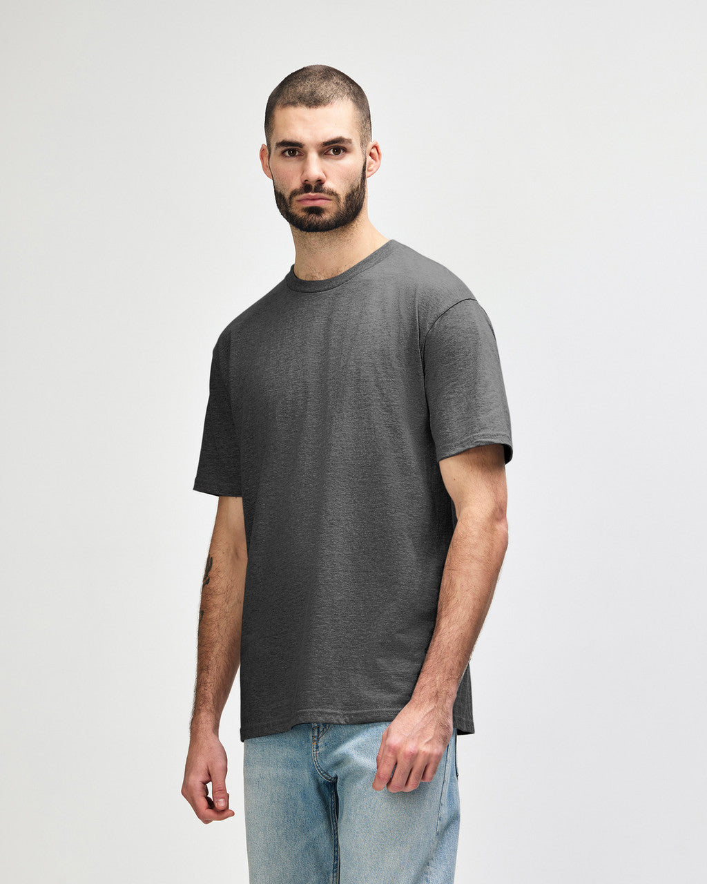 gildan-65000-gildan-softstyle-adult-midweight-t-shirt - Graphite Heather side