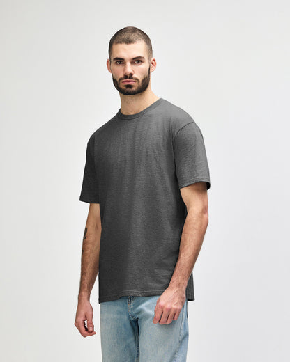 gildan-65000-gildan-softstyle-adult-midweight-t-shirt - Graphite Heather side