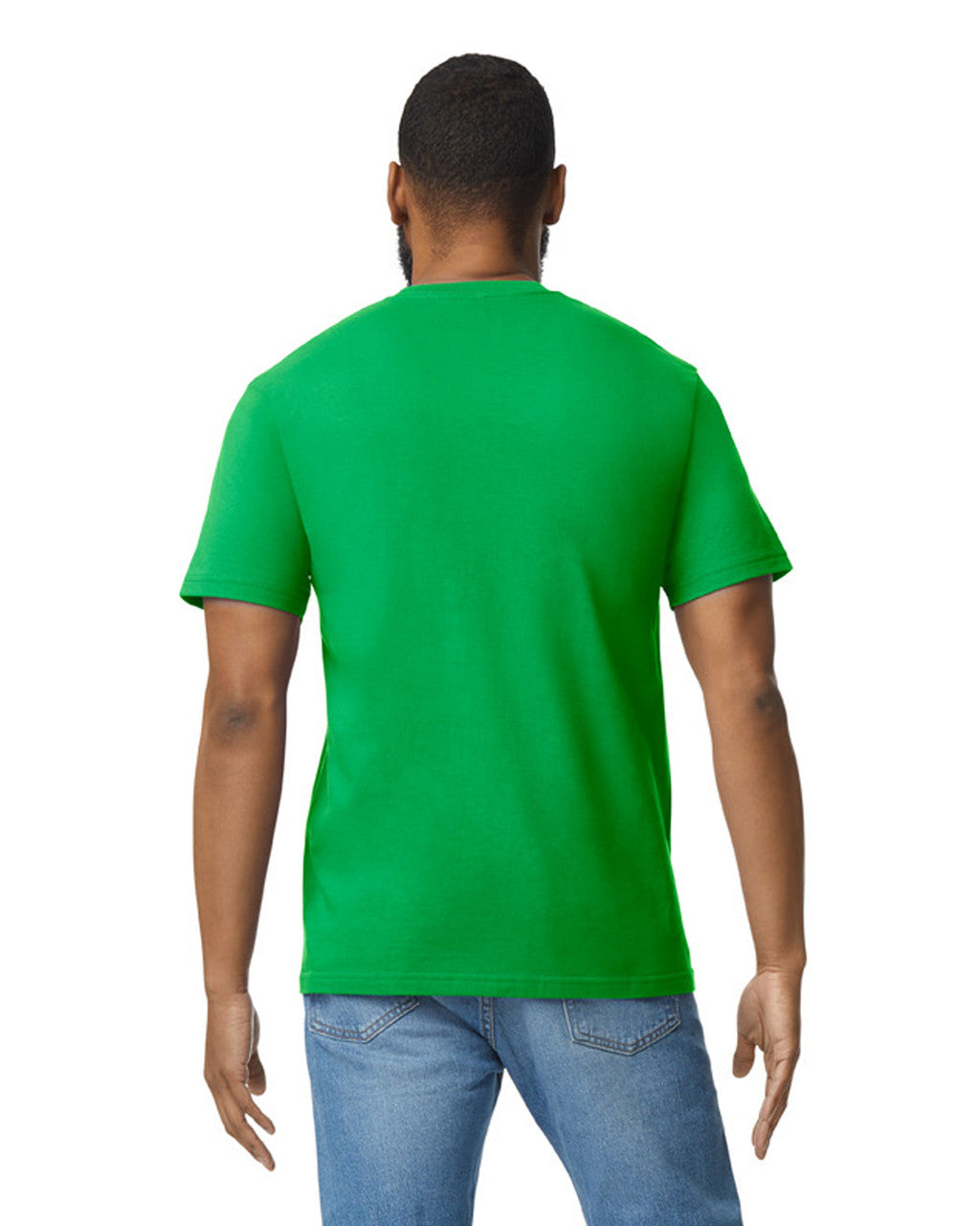 gildan-65000-gildan-softstyle-adult-midweight-t-shirt - Irish Green back