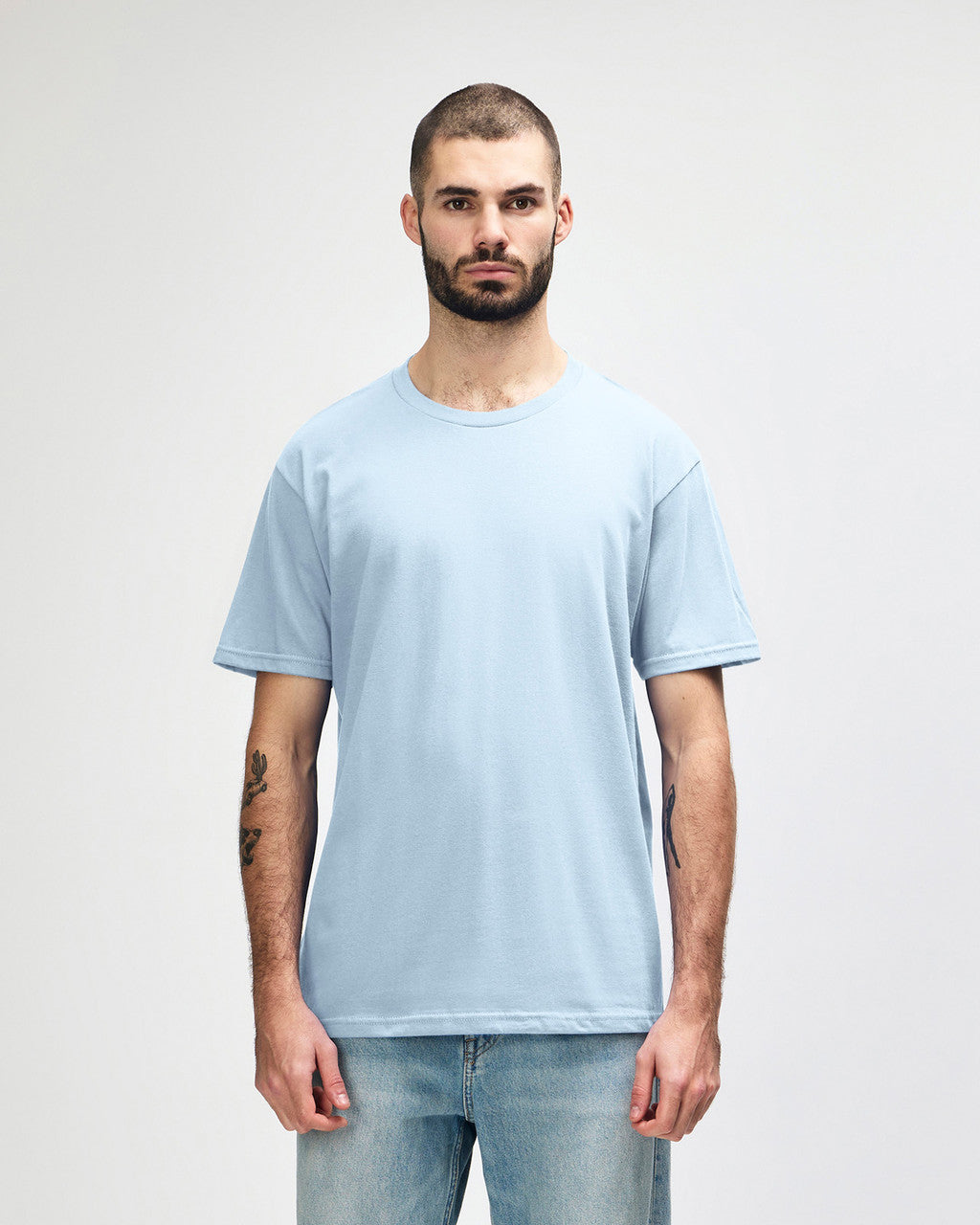 gildan-65000-gildan-softstyle-adult-midweight-t-shirt - Light Blue front