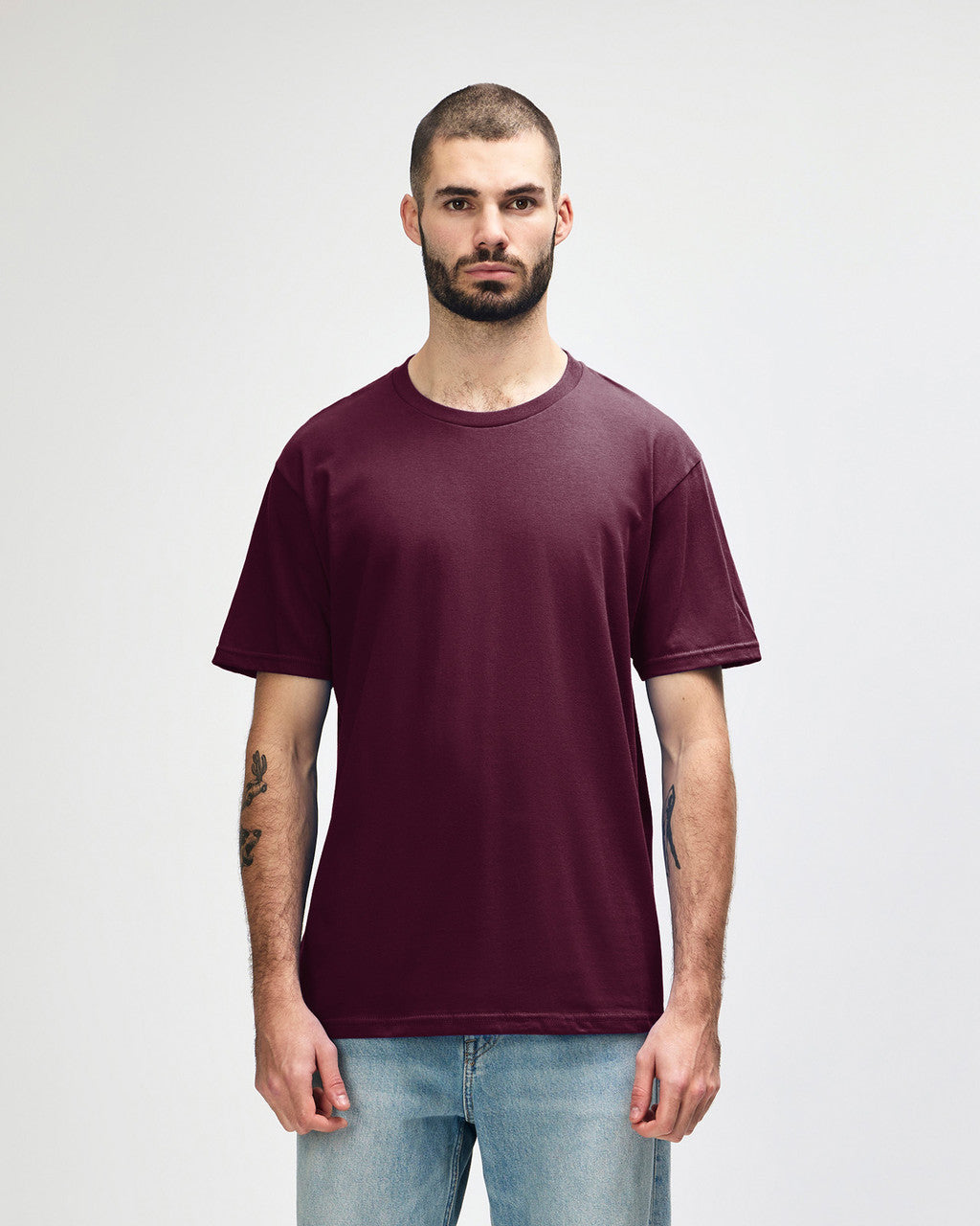 gildan-65000-gildan-softstyle-adult-midweight-t-shirt - Maroon front
