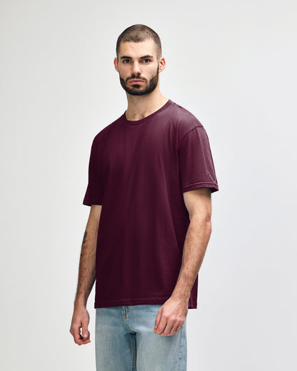 gildan-65000-gildan-softstyle-adult-midweight-t-shirt - Maroon side