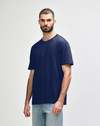gildan-65000-gildan-softstyle-adult-midweight-t-shirt - Navy side