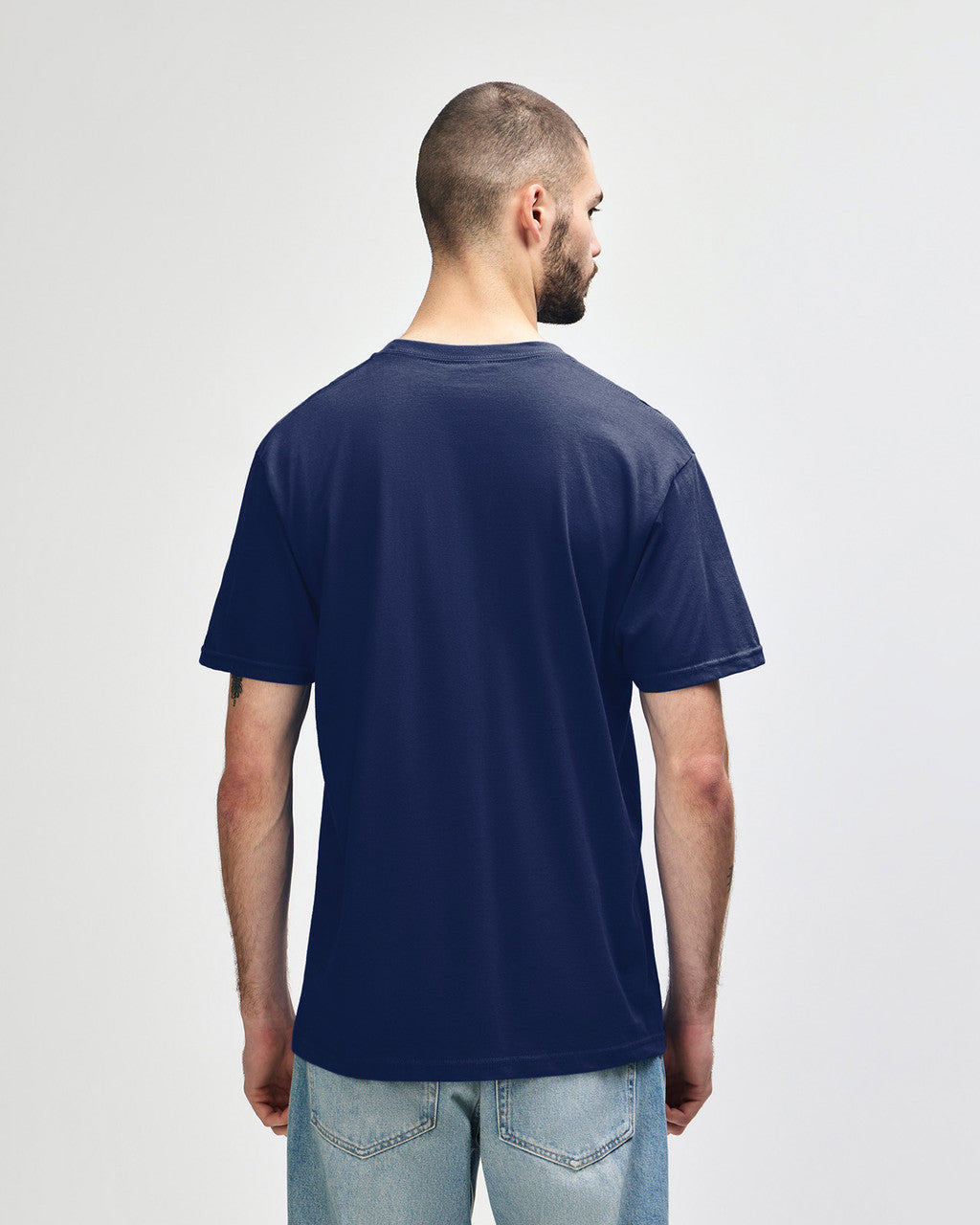 gildan-65000-gildan-softstyle-adult-midweight-t-shirt - Navy back