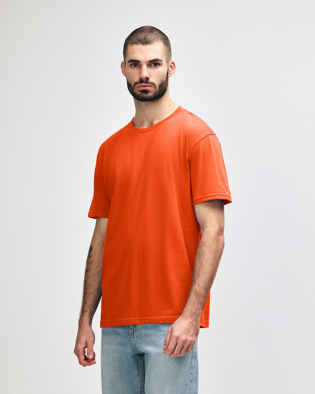 gildan-65000-gildan-softstyle-adult-midweight-t-shirt - Orange side