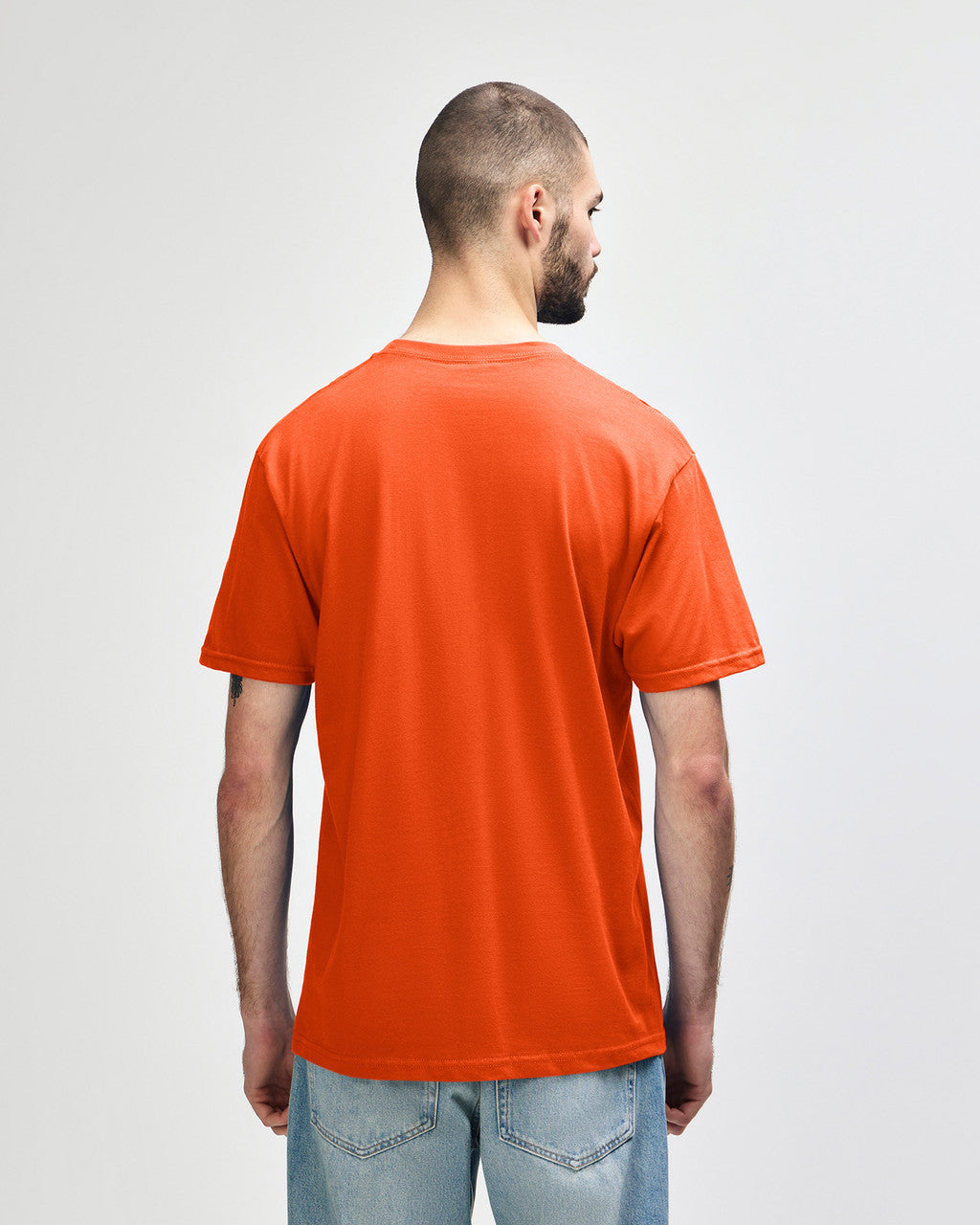 gildan-65000-gildan-softstyle-adult-midweight-t-shirt - Orange back