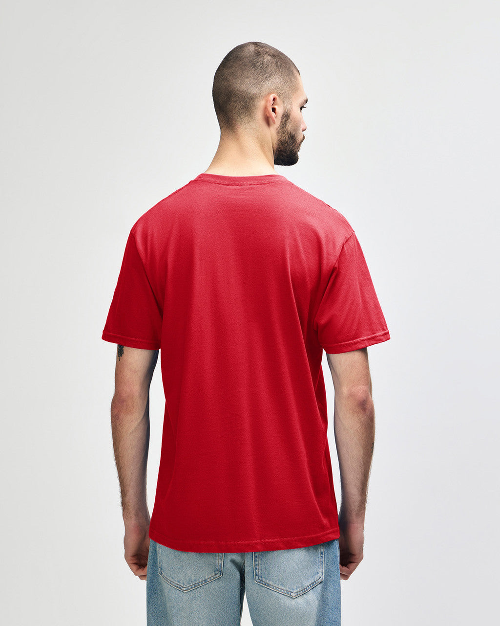 gildan-65000-gildan-softstyle-adult-midweight-t-shirt - Red back
