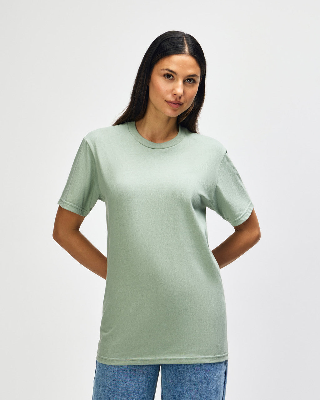 gildan-65000-gildan-softstyle-adult-midweight-t-shirt - Sage front