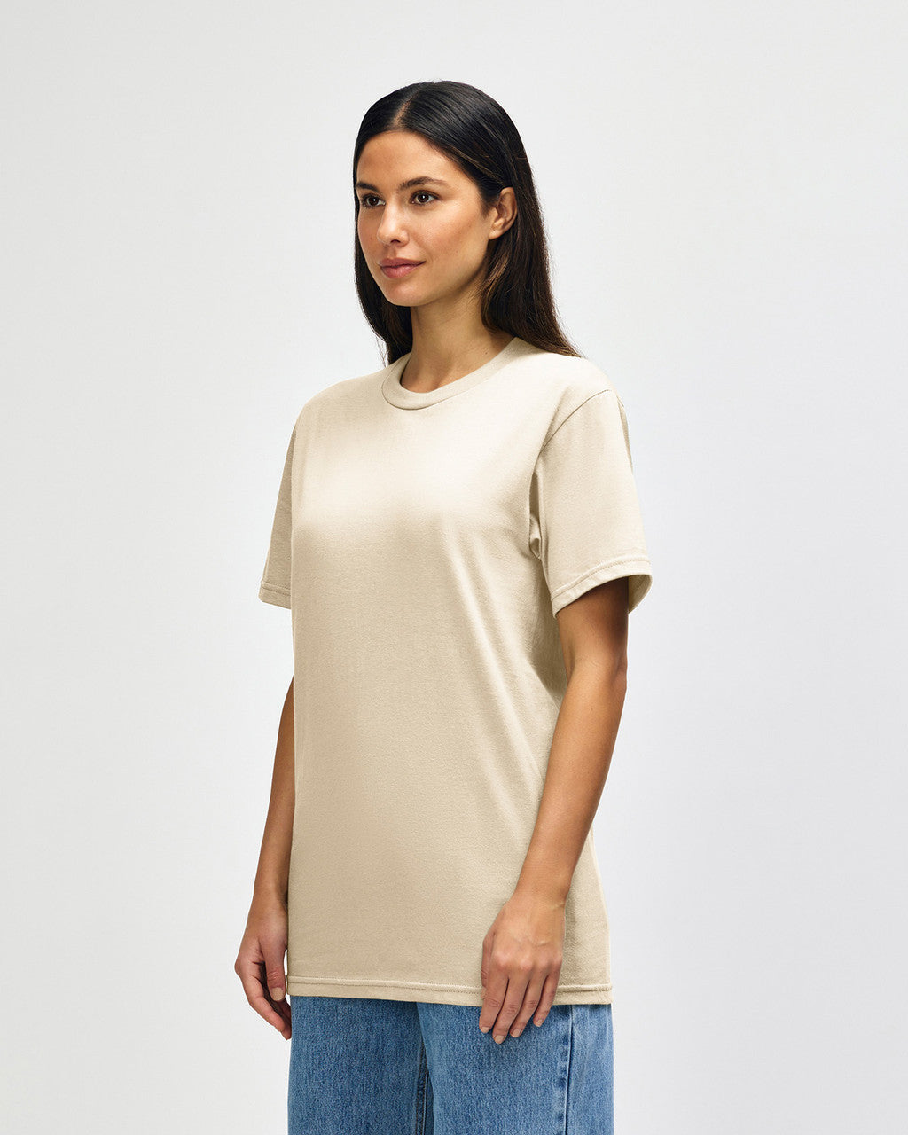 gildan-65000-gildan-softstyle-adult-midweight-t-shirt - Sand side