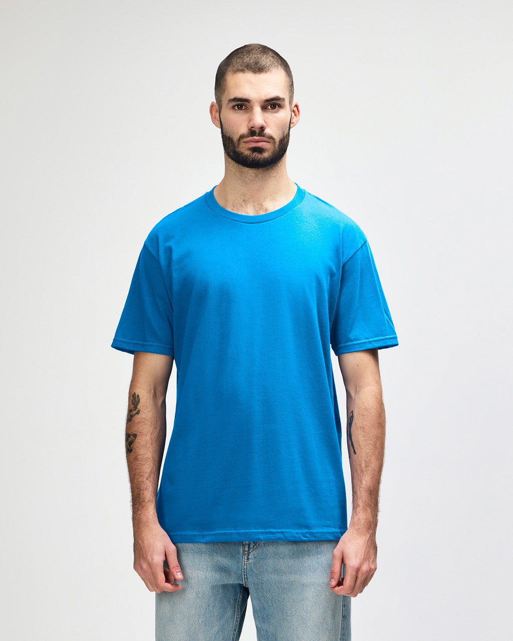 gildan-65000-gildan-softstyle-adult-midweight-t-shirt - Sapphire front
