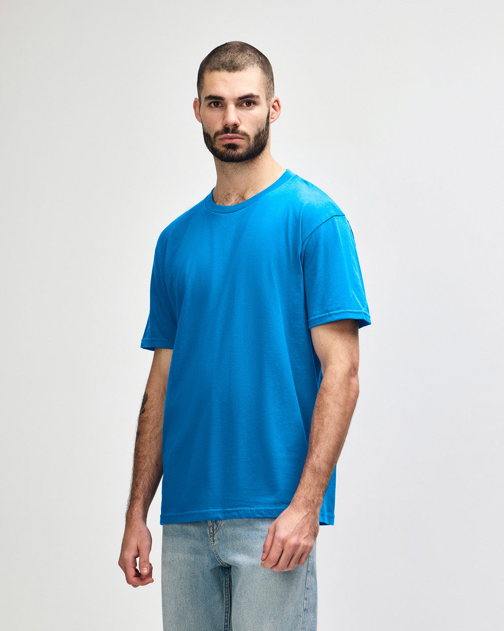 gildan-65000-gildan-softstyle-adult-midweight-t-shirt - Sapphire side