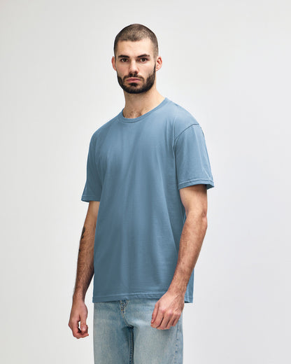 gildan-65000-gildan-softstyle-adult-midweight-t-shirt - Stone Blue side