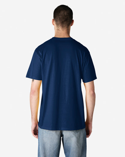 gildan-65enlb0-gildan-softstyle-adult-midweight-no-label-t-shirt - Navy back