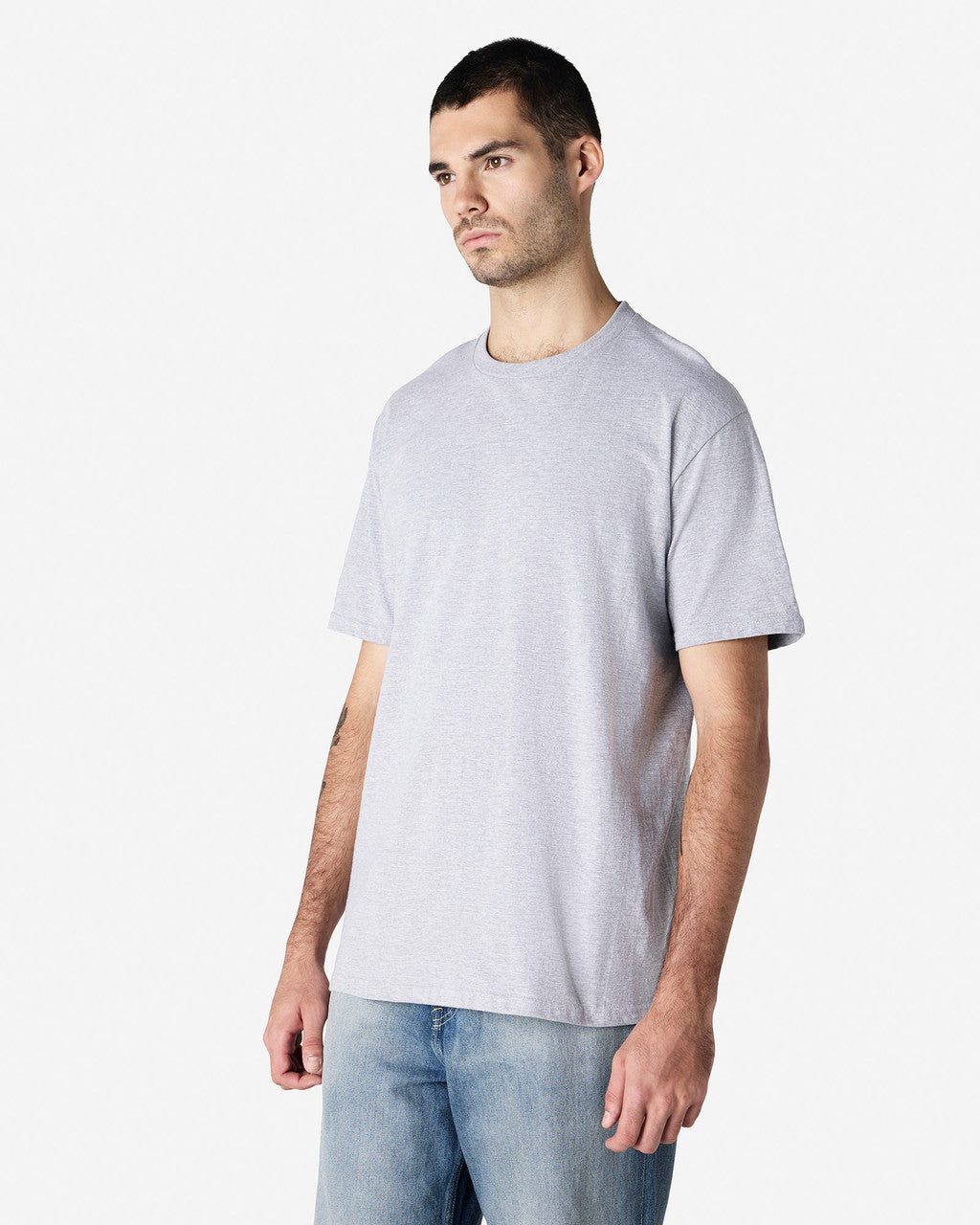 gildan-65enlb0-gildan-softstyle-adult-midweight-no-label-t-shirt - Sport Grey side