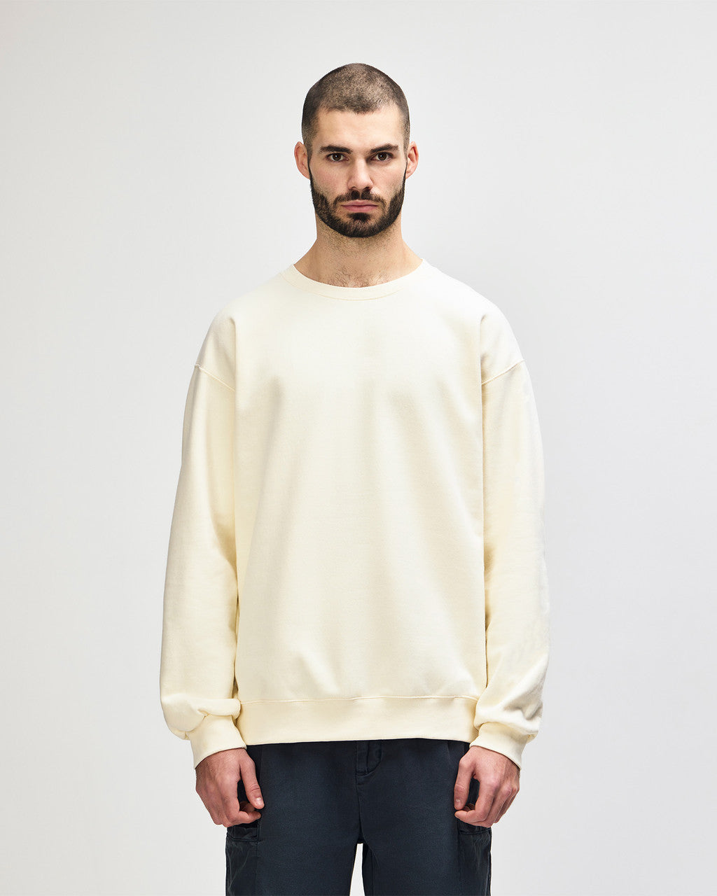 Gildan 19000 Maxweight Adult Crewneck Sweatshirt - Off White