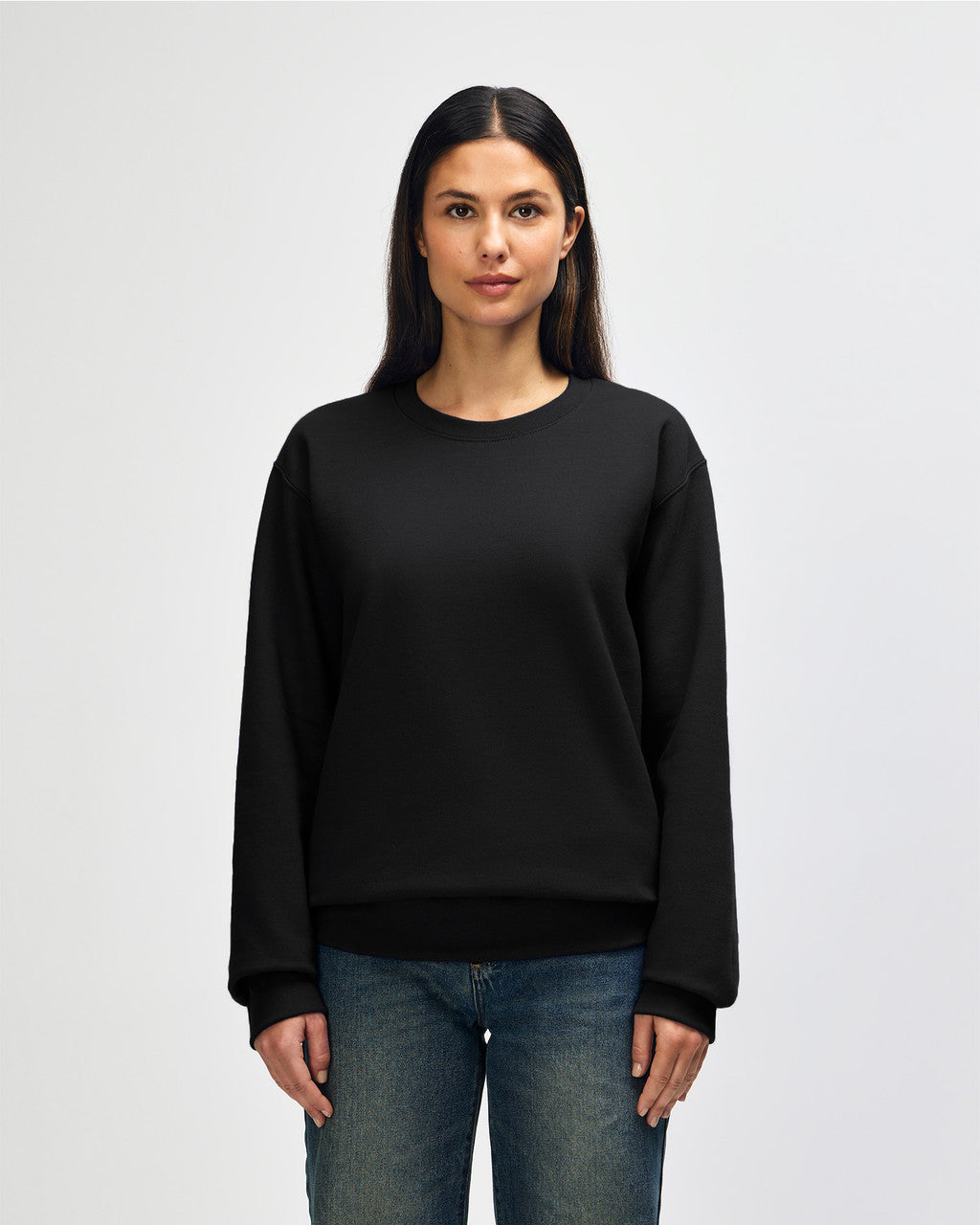 Gildan 19000 Maxweight Adult Crewneck Sweatshirt - Pitch Black