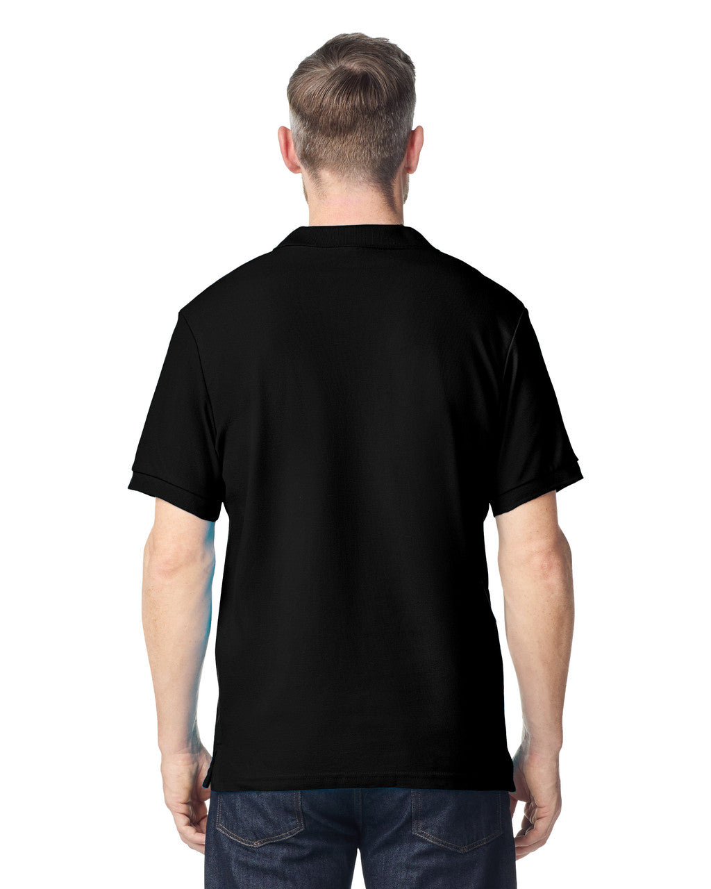 gildan-85800-gildan-hammer-adult-double-pique-polo - Black back