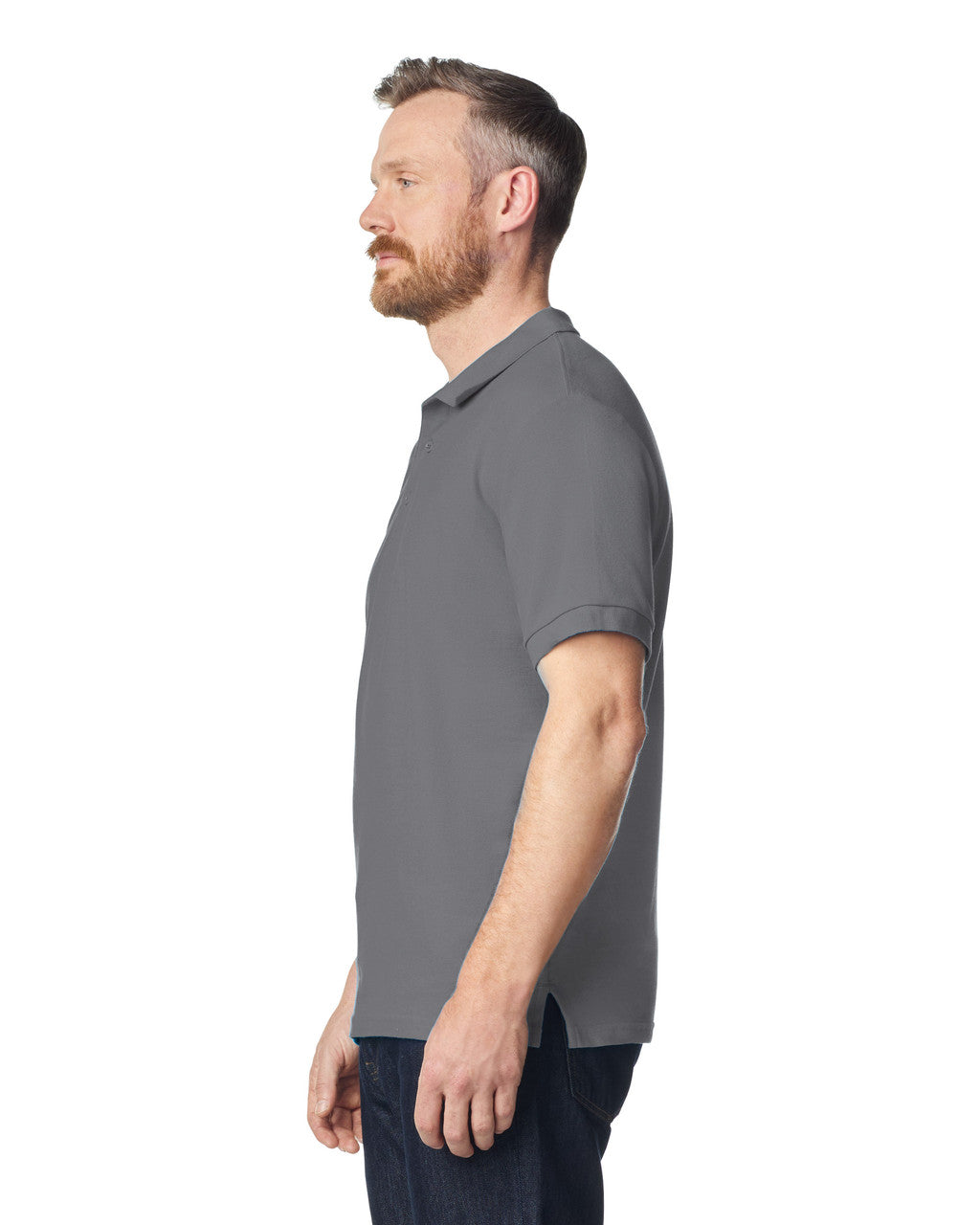 gildan-85800-gildan-hammer-adult-double-pique-polo - Charcoal side