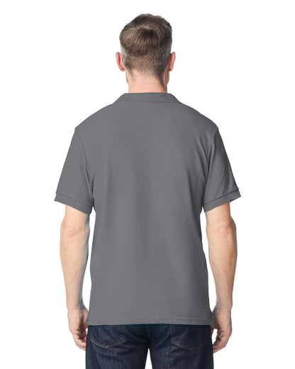 gildan-85800-gildan-hammer-adult-double-pique-polo - Charcoal back