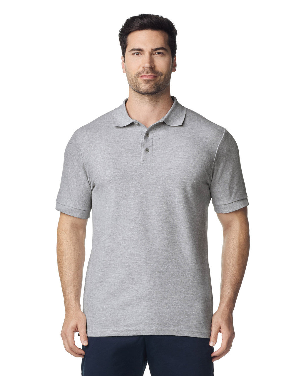 gildan-85800-gildan-hammer-adult-double-pique-polo - Sport Grey front