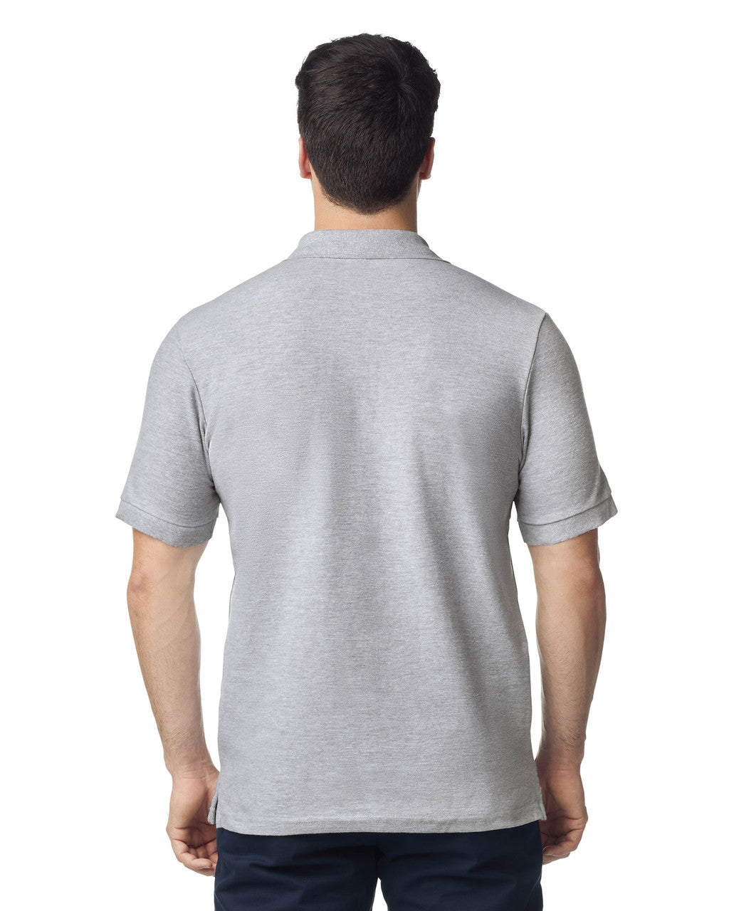 gildan-85800-gildan-hammer-adult-double-pique-polo - Sport Grey back