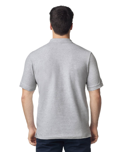 gildan-85800-gildan-hammer-adult-double-pique-polo - Sport Grey back