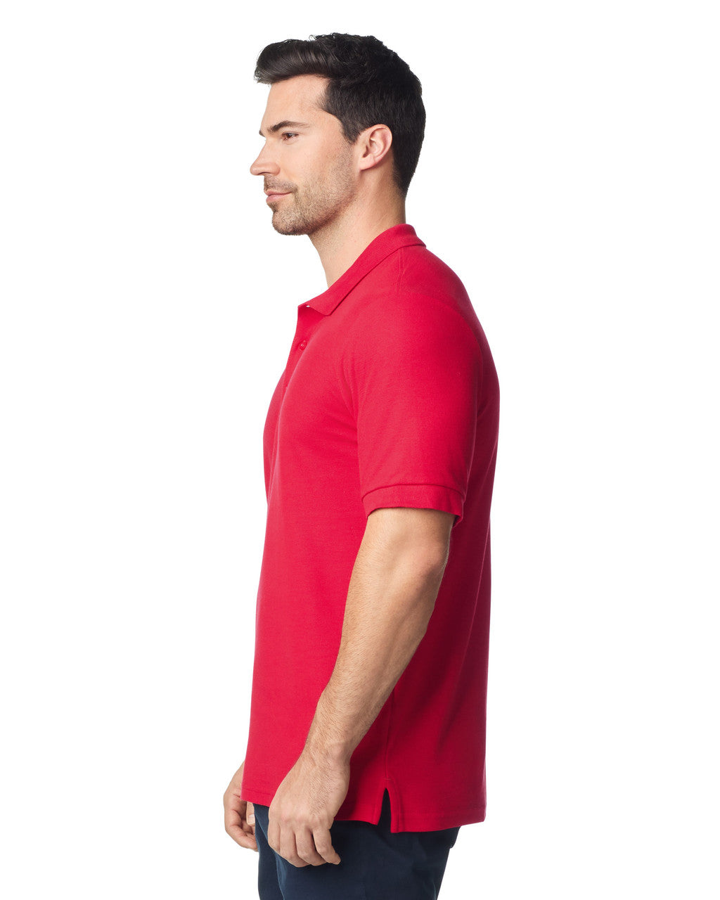 gildan-85800-gildan-hammer-adult-double-pique-polo - Red side