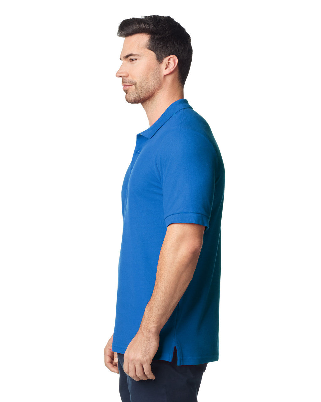 gildan-85800-gildan-hammer-adult-double-pique-polo - Royal side