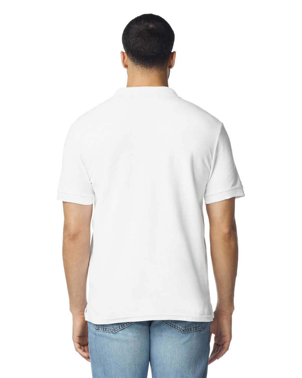 gildan-85800-gildan-hammer-adult-double-pique-polo - White back