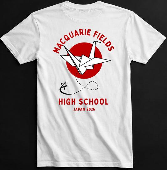 Macquarie Fields White T-Shirt (Japan trip 2026)