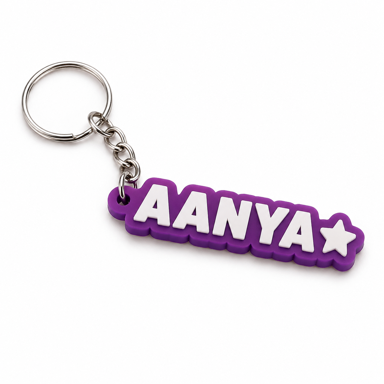 Personalized 3D Name Keychain Custom Backpack Name Tag