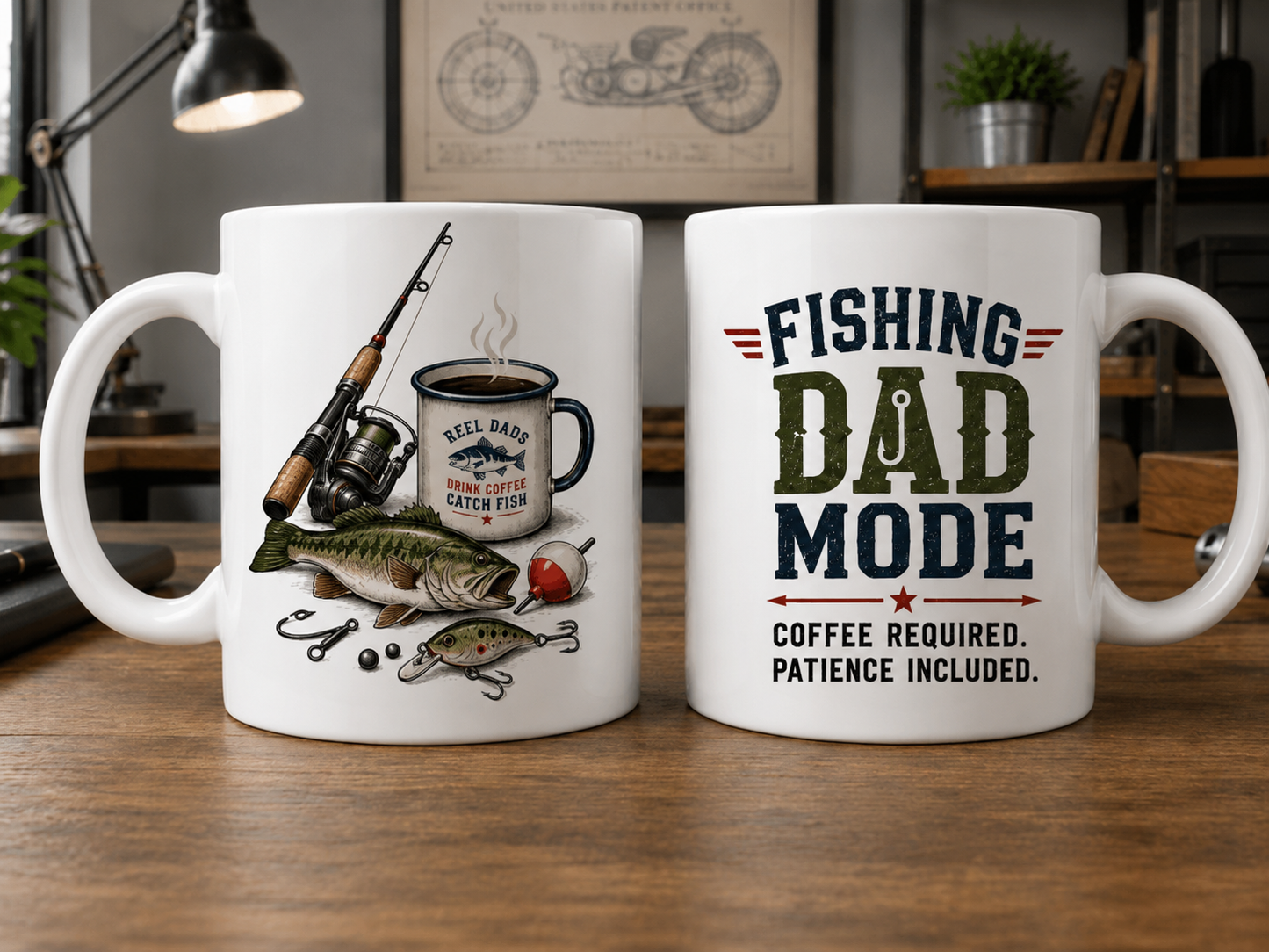 Fishing Dad Mode Coffee Mug | Fathers Day Gift |