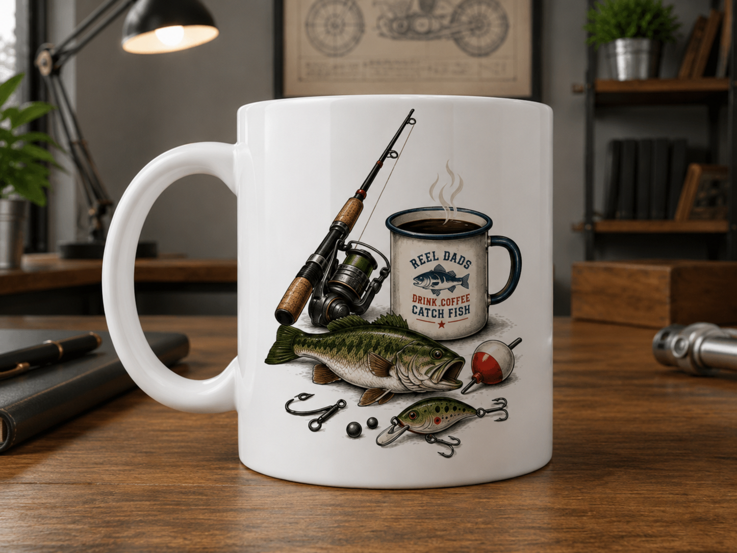 Fishing Dad Mode Coffee Mug | Fathers Day Gift |