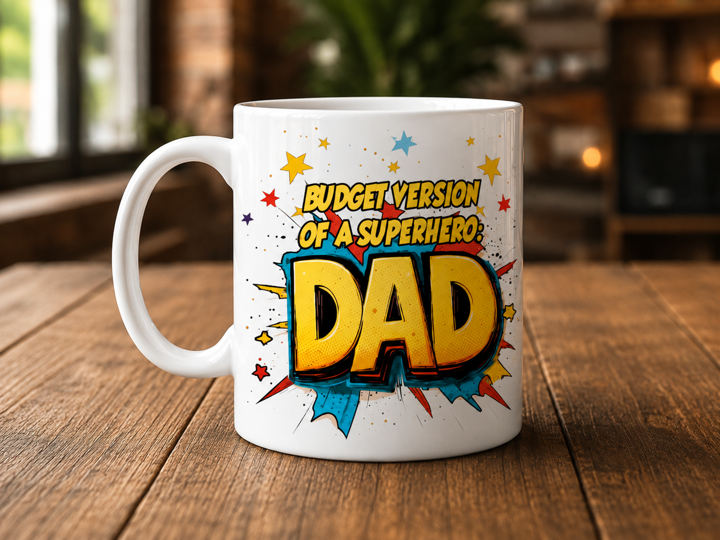 Budget Superhero Dad Mug | Fathers Day Gift |