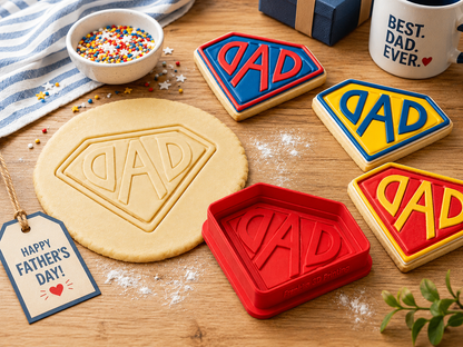 Super Dad Cookie Cutter & Embosser