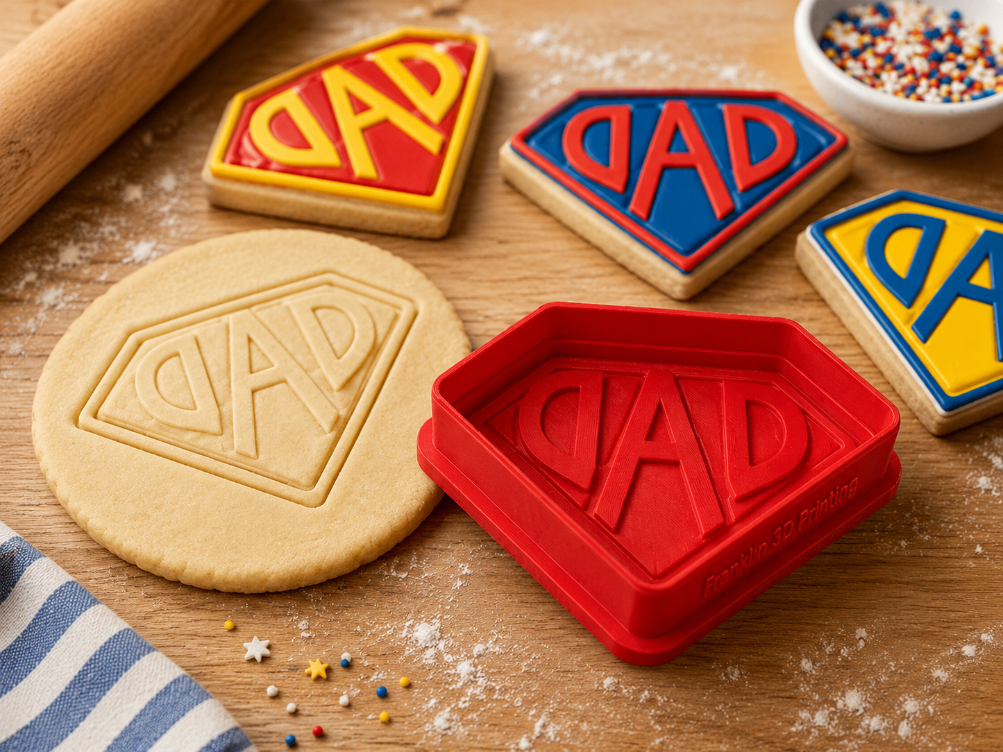 Super Dad Cookie Cutter & Embosser