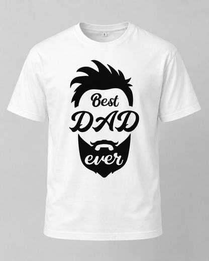 Best Dad Ever White T-Shirt – Father’s Day Gift Tee