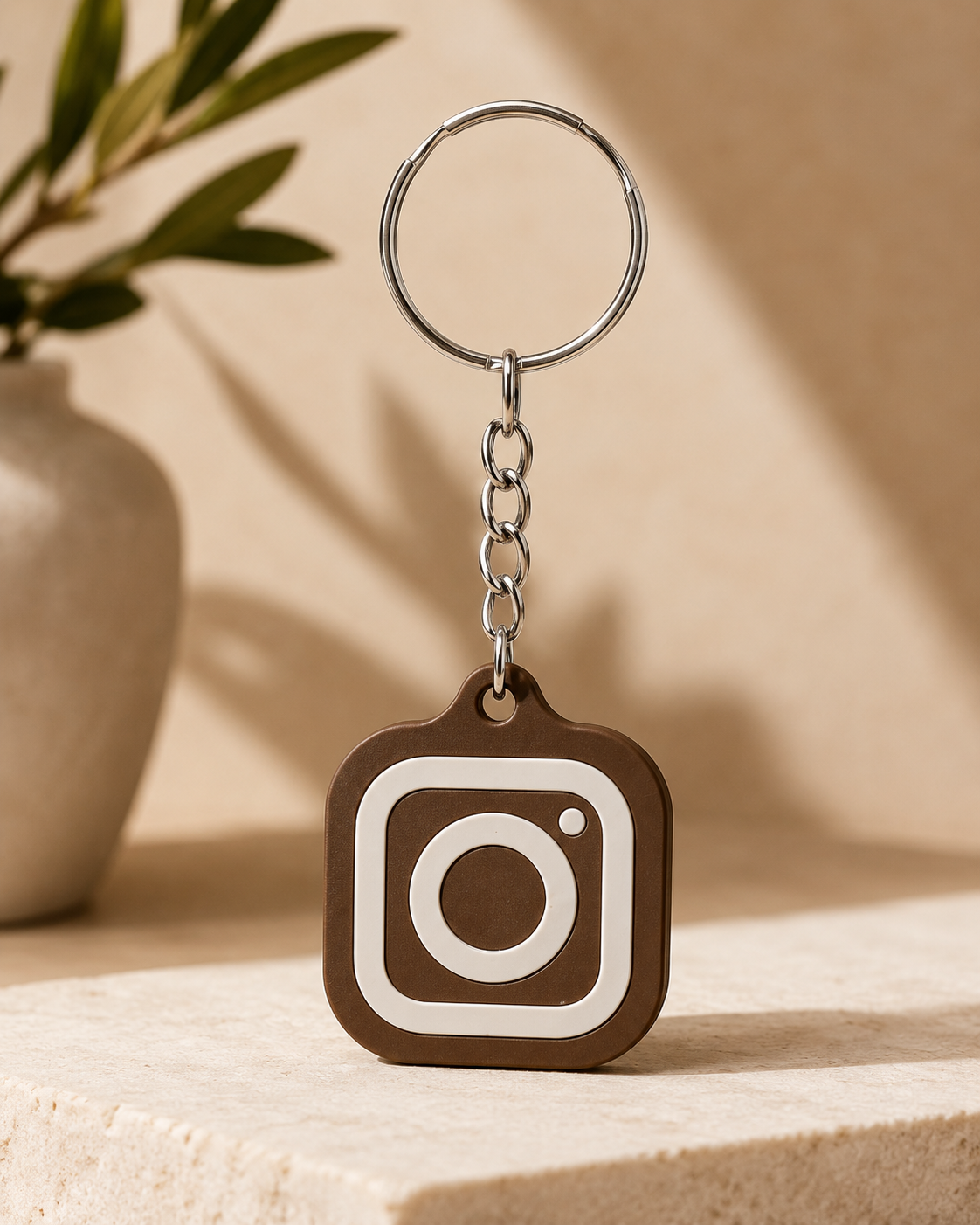 Custom NFC Social Media Keychain Tag – Tap to Share Instagram, Website, Contact & More