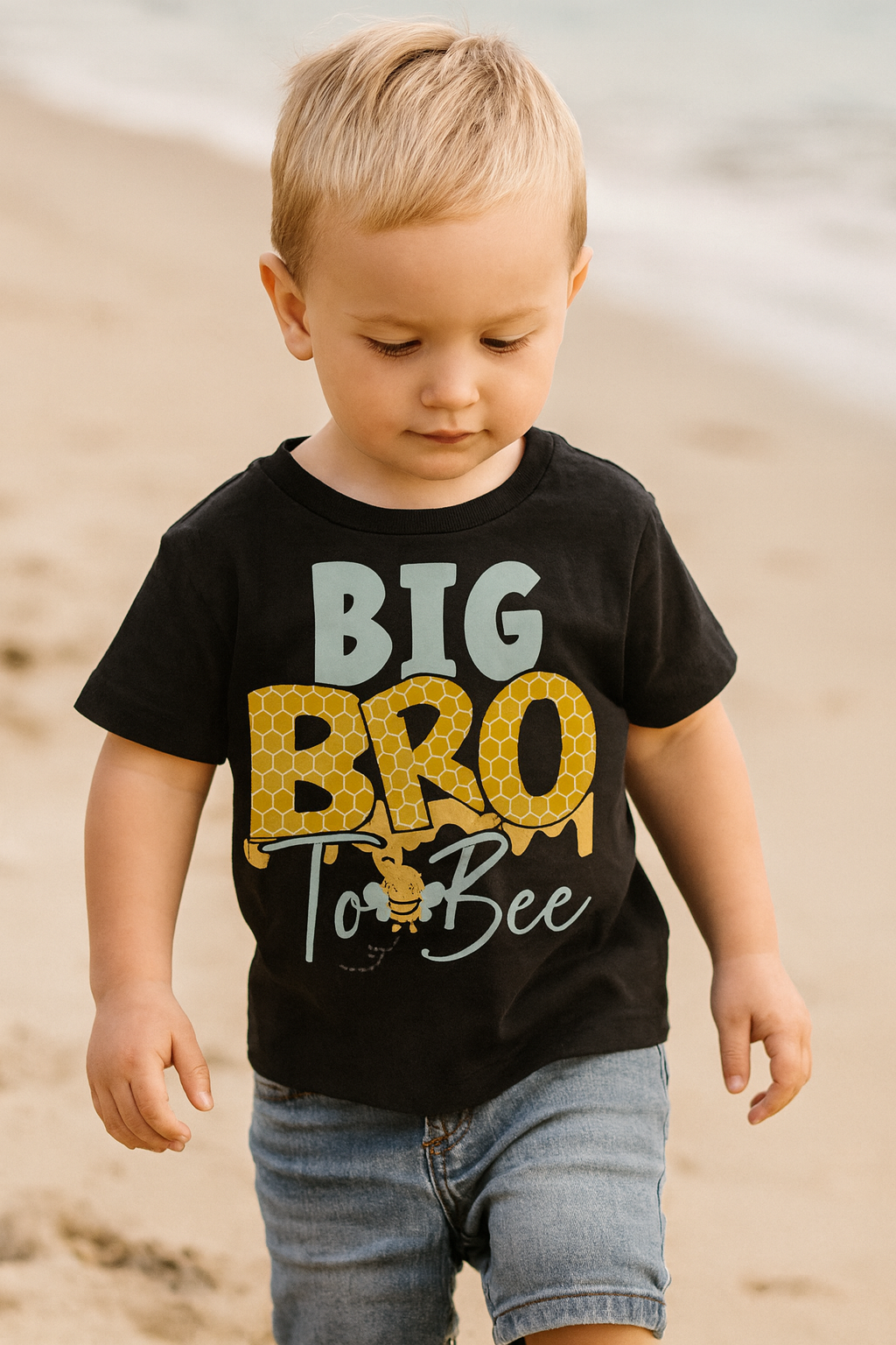 Big Brother to Bee Tshirt Toddler T-Shirt: Sibling Announcement, Matching Outfit