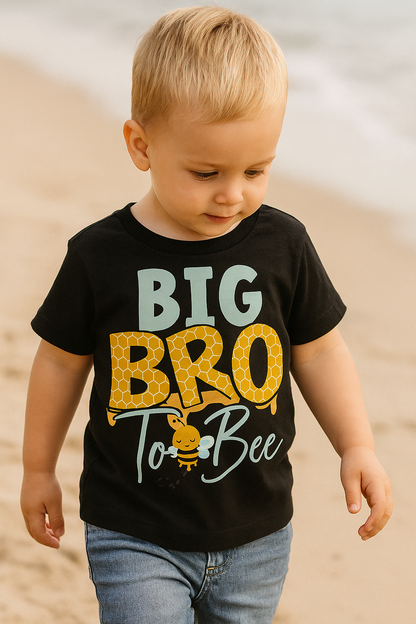 Big Brother to Bee Tshirt Toddler T-Shirt: Sibling Announcement, Matching Outfit