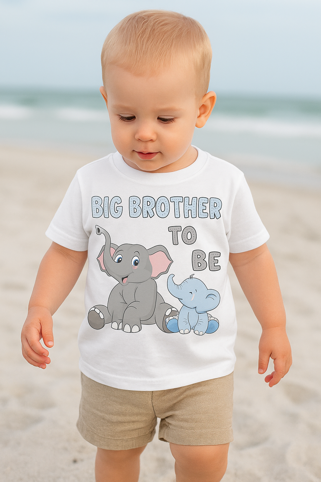 Big Brother Elephant Tshirt Toddler T-Shirt: Sibling Announcement, Matching Outfit