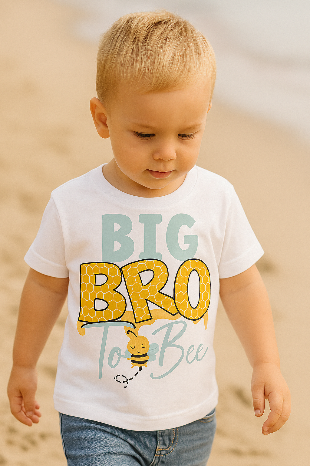 Big Brother to Bee Tshirt Toddler T-Shirt: Sibling Announcement, Matching Outfit