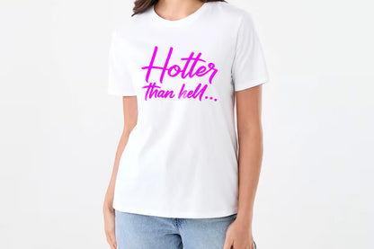 Bold Graphic T-Shirts – Hotter Than Hell & Roses & Skull | 100% Cotton Unisex Tees