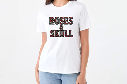 Bold Graphic T-Shirts – Hotter Than Hell & Roses & Skull | 100% Cotton Unisex Tees