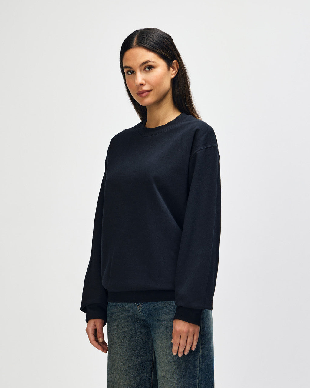gildan-sf000-gildan-softstyle-adult-sweatshirt - Black side